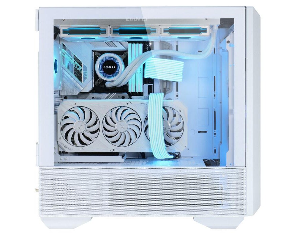 Кутия Lian-Li LANCOOL III RGB Mid-Tower, Tempered Glass, Бяла 9