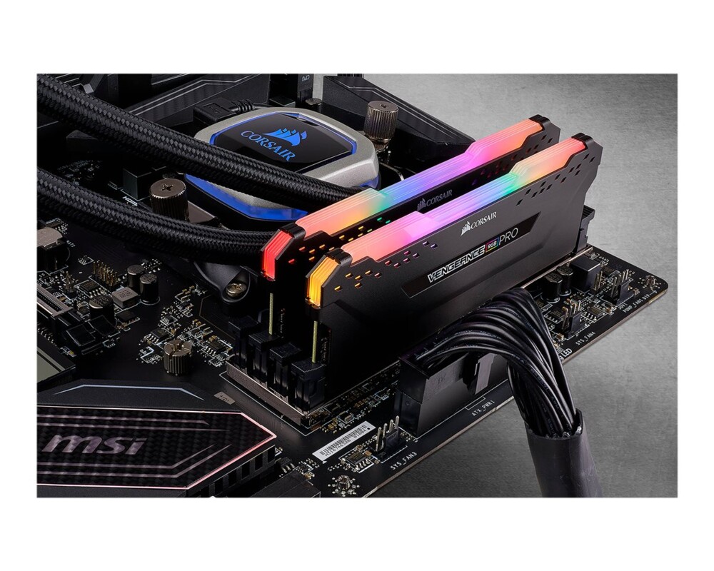 Памет Corsair VENGEANCE RGB 16GB (2 x 8GB) PRO Series DDR4 3