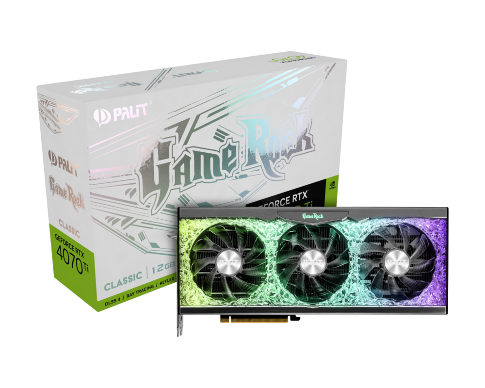 Видеокарта Palit GeForce RTX 4070 Ti GameRock Classic 12GB GDDR6X 3