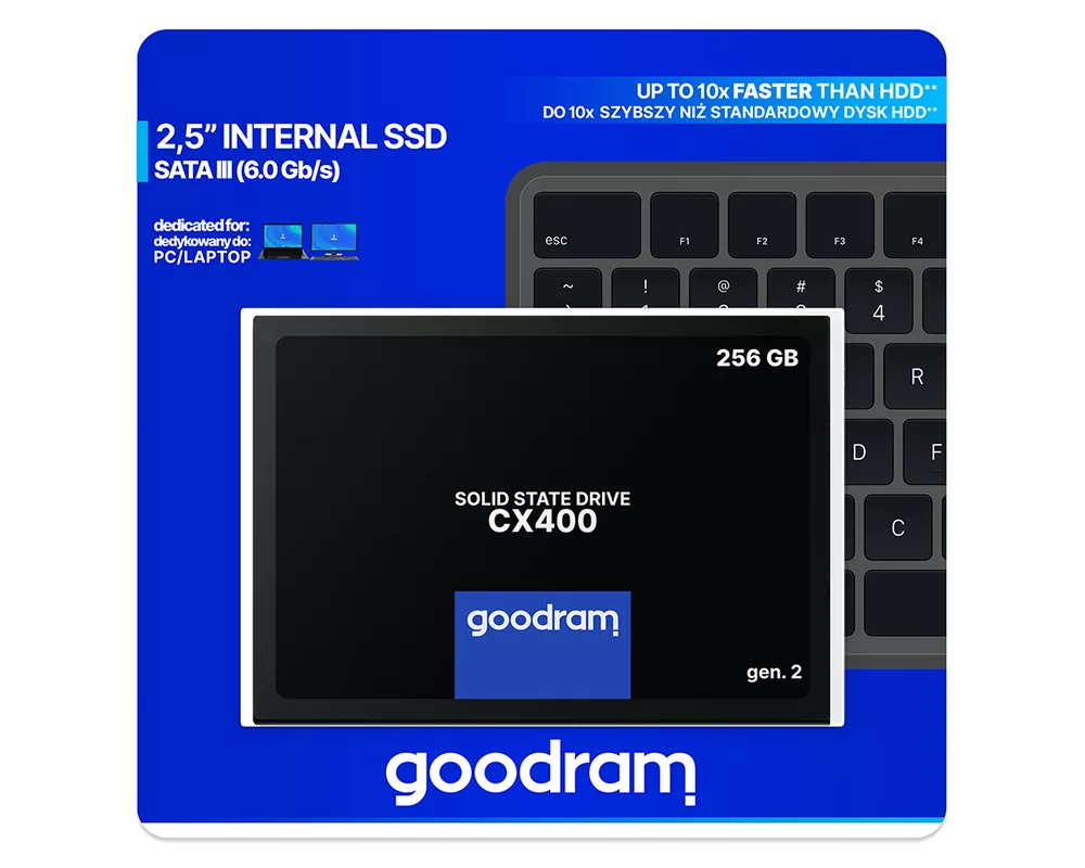 SSD 256GB GOODRAM CX400 2.5" SATA III gen.2 SSD 9