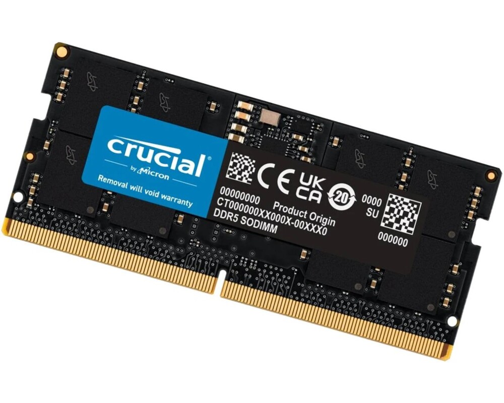 Памет 16GB DDR5 Crucial CT16G48C40S5 4800MHz SODIMM 2