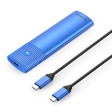  Orico външна кутия за NVMe SSD, Синя 639074 PWM2-G2-BL-EP на топ цена - PIC.bg