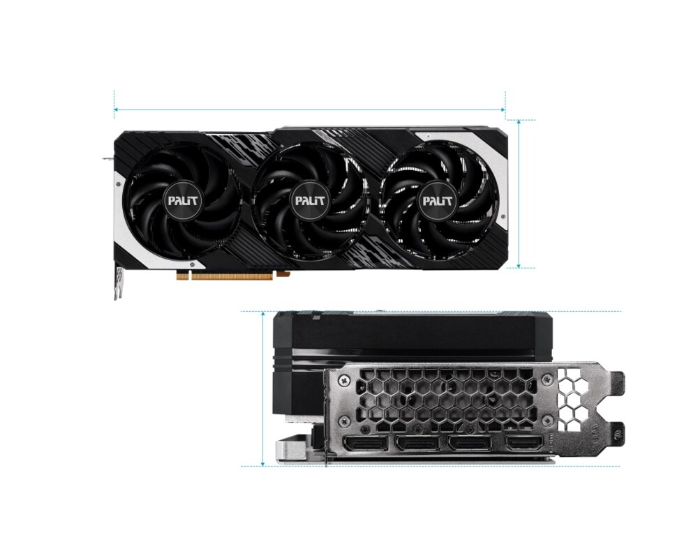 Видеокарта Palit GeForce RTX 4070 Ti GamingPro OC (12GB GDDR6X) 7