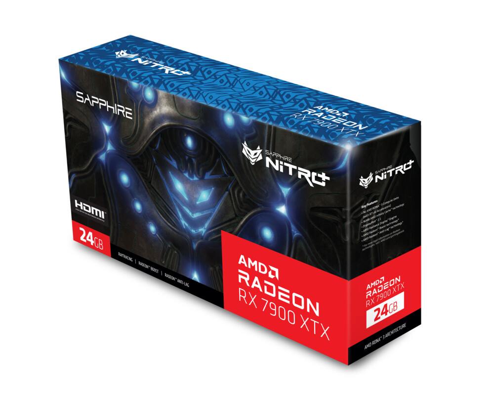 Видеокарта Sapphire NITRO+ Radeon RX 7900 XTX Vapor-X 24GB 6