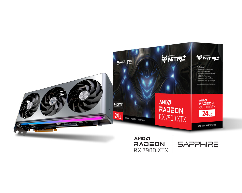 Видеокарта Sapphire NITRO+ Radeon RX 7900 XTX Vapor-X 24GB 8