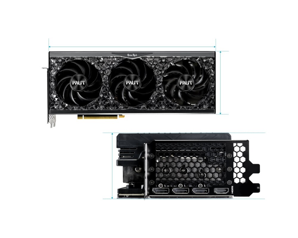 Видеокарта Palit GeForce RTX 4070 Ti GameRock 12GB GDDR6X 6