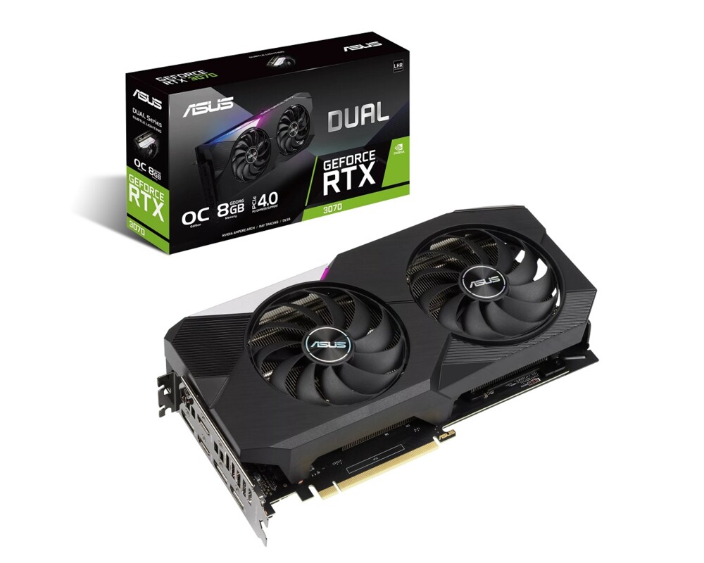 Видеокарта ASUS  Dual GeForce RTX 3070 V2 OC Edition 8GB GDDR6 5