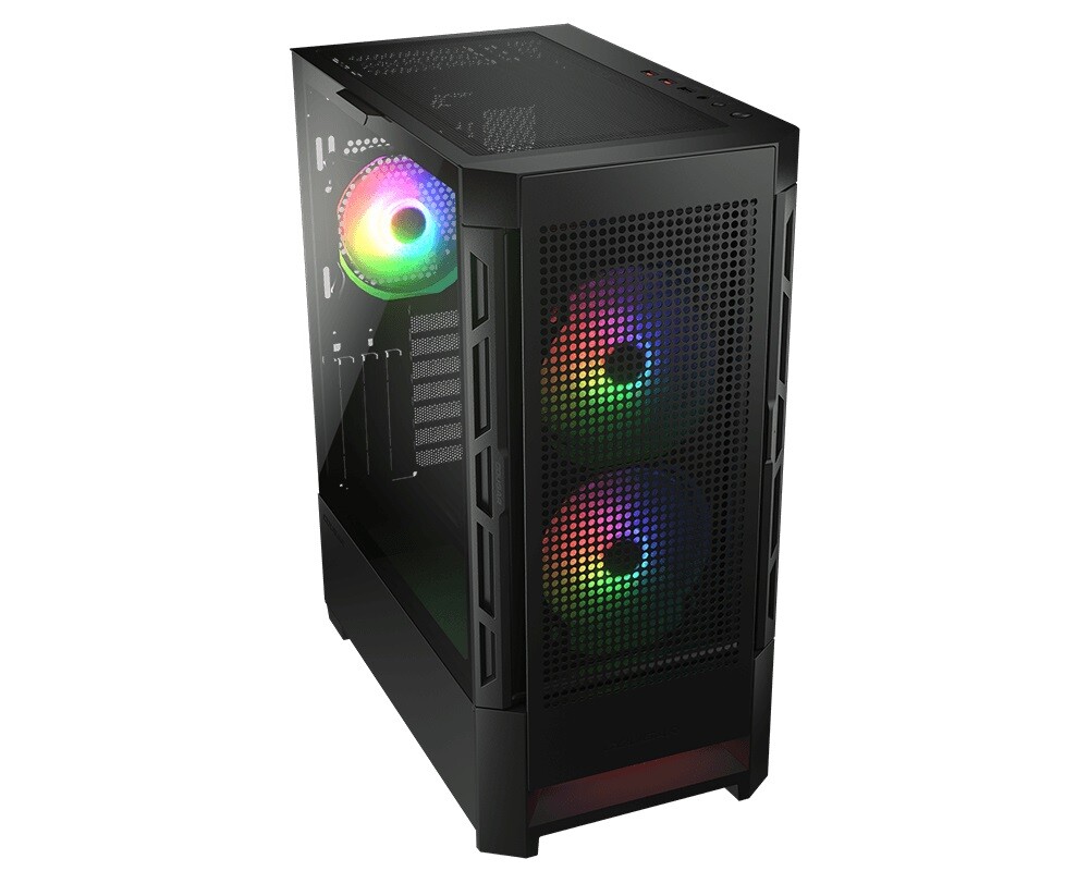 Кутия Cougar Airface RGB, Mid Tower, Черна 3