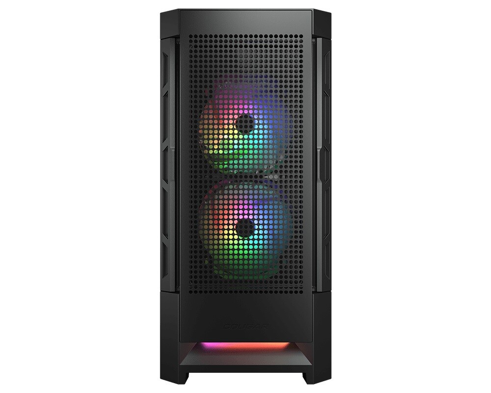 Кутия Cougar Airface RGB, Mid Tower, Черна 4