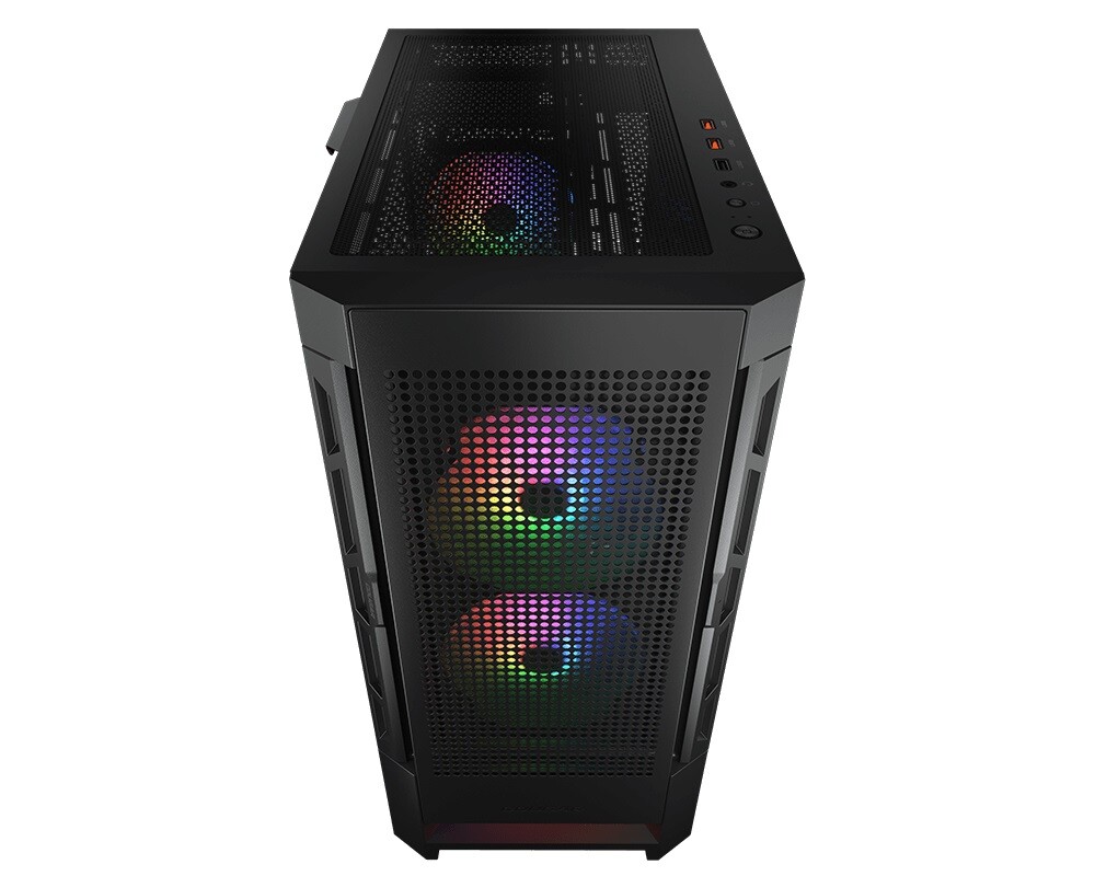 Кутия Cougar Airface RGB, Mid Tower, Черна 5