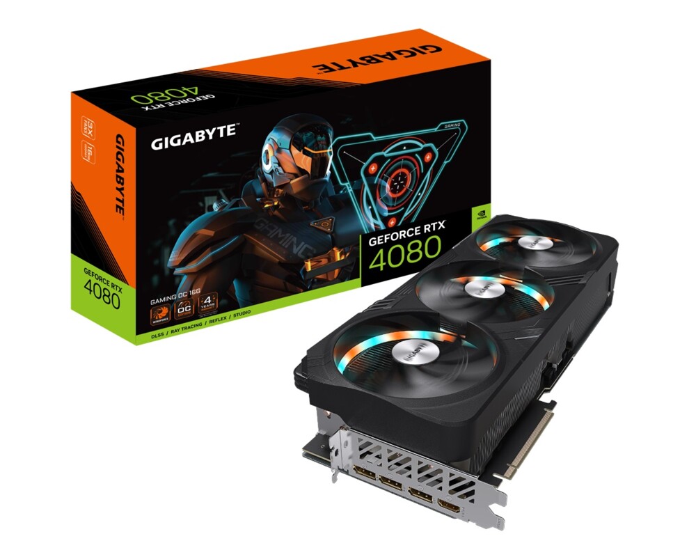 Видеокарта Gigabyte GeForce RTX 4080 GAMING OC 16GB GDDR6X 8