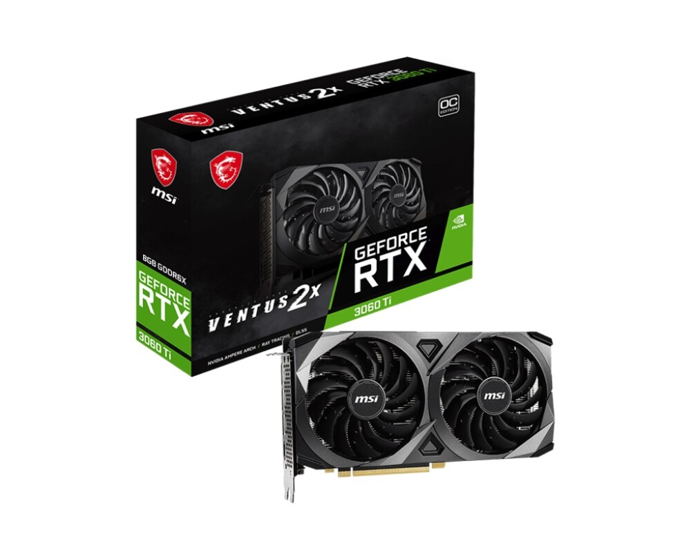 Видеокарта MSI GeForce RTX 3060 Ti VENTUS 2X OC 8GB GDDR6X 5