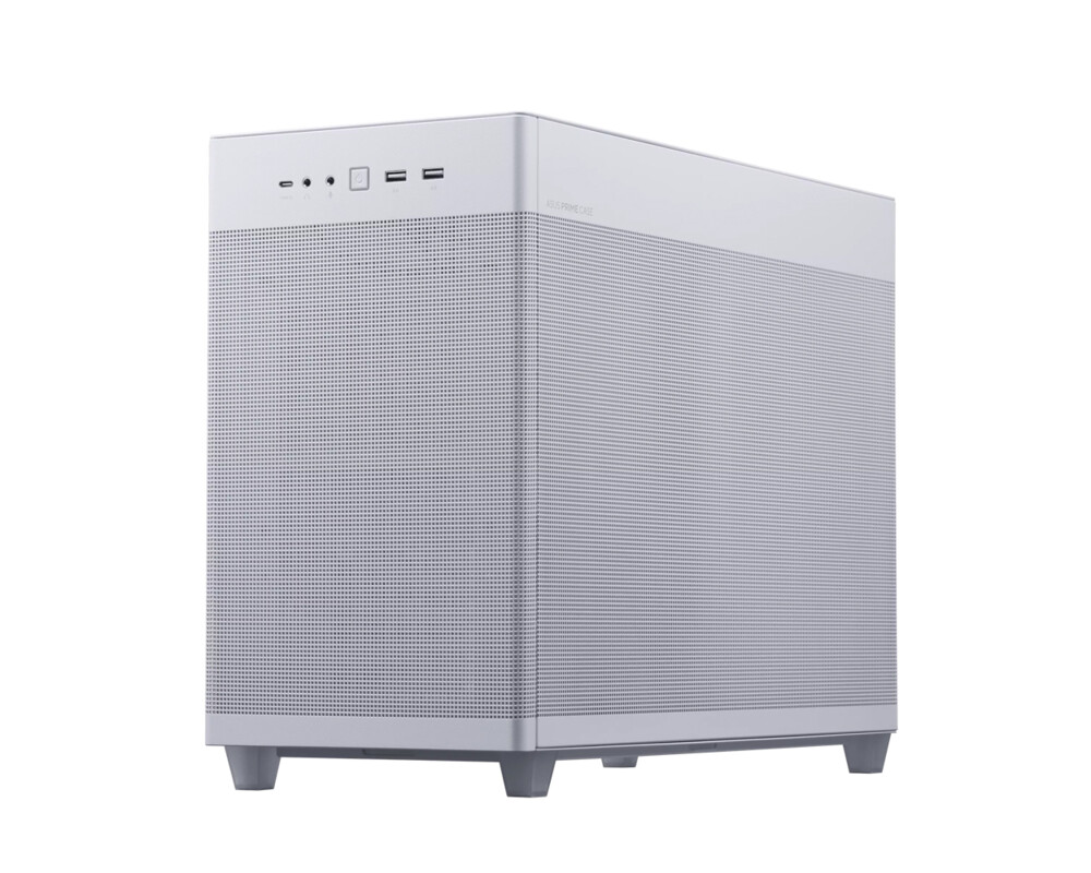 Кутия ASUS PRIME AP201 Tempered Glass, MicroATX, Бяла 7