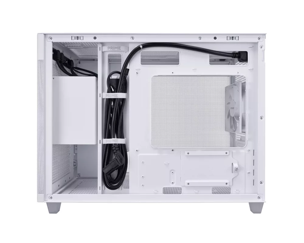 Кутия ASUS PRIME AP201 Mesh, MicroATX, Бяла 3