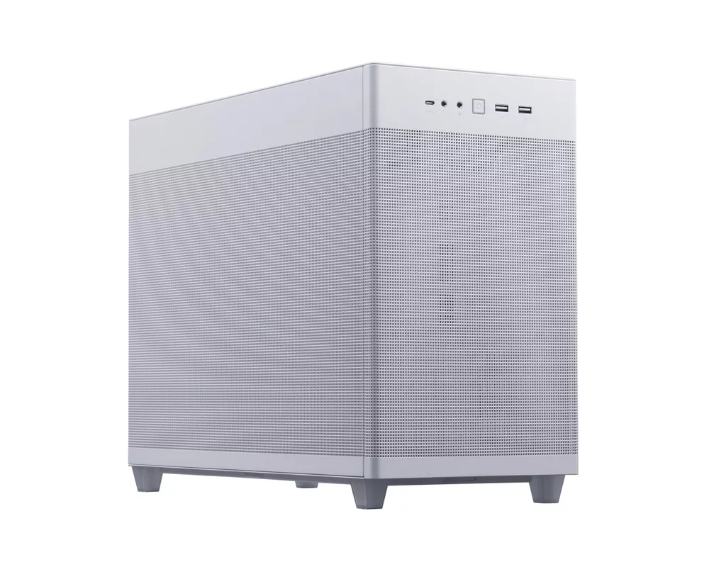 Кутия ASUS PRIME AP201 Mesh, MicroATX, Бяла 4