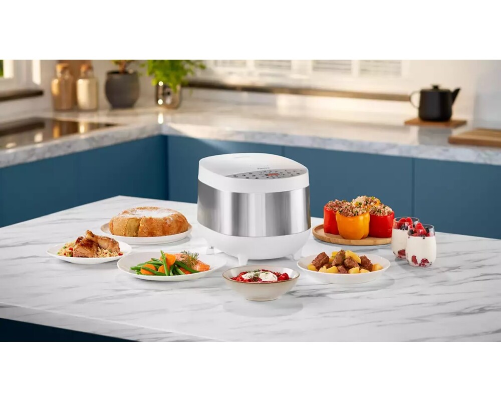 Мултикукър PHILIPS Multicooker All in One 5L 1300W Slow cooking 4 Мултикукър PHILIPS Multicooker All in One 5L 1300W Slow cooking 4