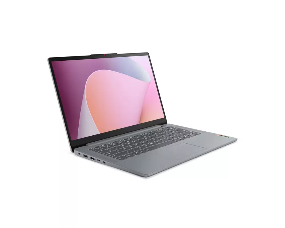 Лаптоп LENOVO IdeaPad Slim 3 AMD Ryzen 7 7730U 14inch FHD 300N 16GB DDR4 512GB PCIe DOS Arctic Grey 2y 2