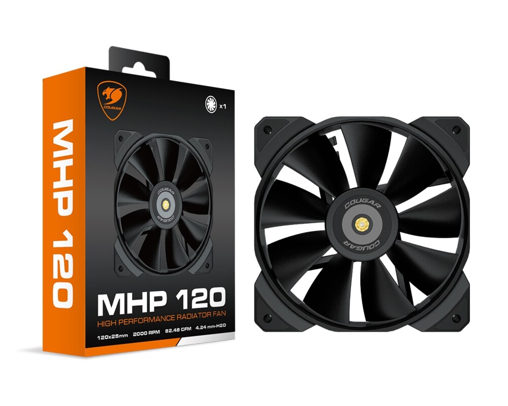 Вентилатор Cougar Gaming MHP120 Black (Single Pack) 5