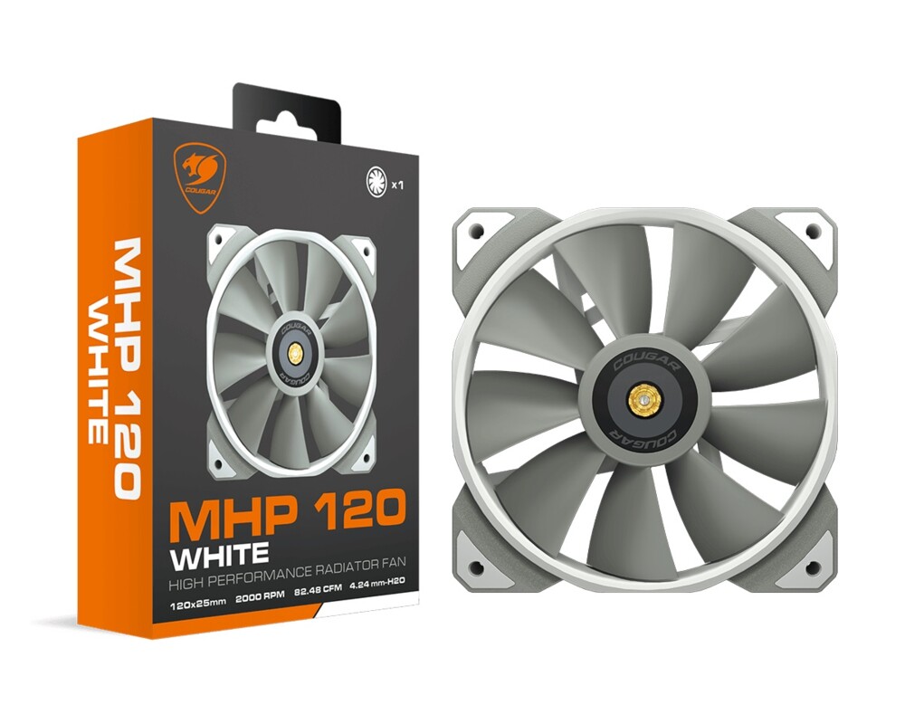 Вентилатор Cougar Gaming MHP120 White (Single Pack) 5