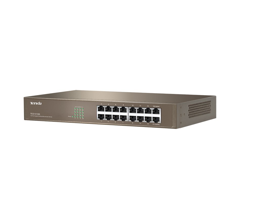 Switch (Комутатор) Tenda TEG1016D v6.0 16-портов Gigabit Ethernet Switch 3