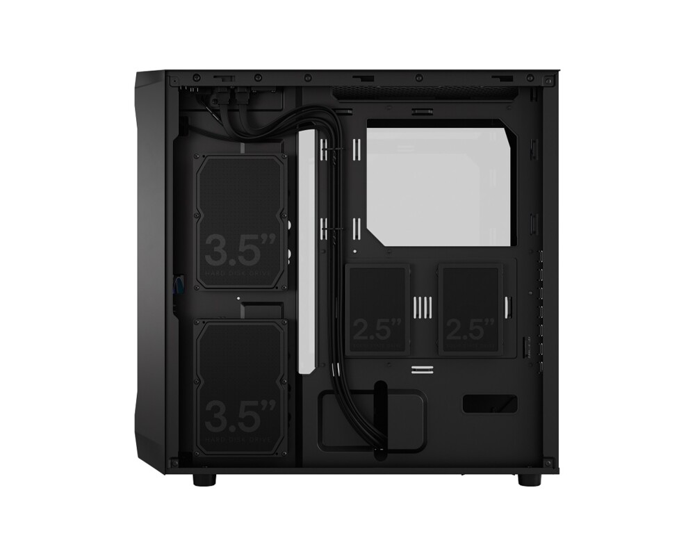 Кутия Fractal Design Focus 2 RGB Black TG Clear Tint 11