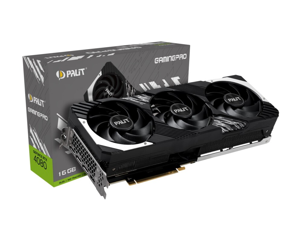 Видеокарта Palit GeForce RTX 4080 GamingPro 16GB GDDR6X 2