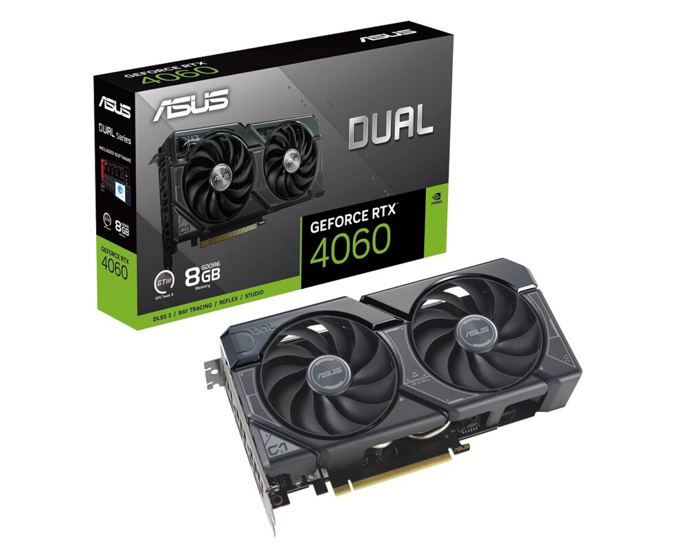 Видеокарта ASUS Dual GeForce RTX 4060 8GB GDDR6 6