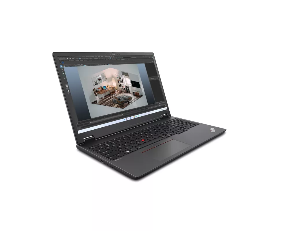 Лаптоп LENOVO ThinkPad P16v G1 T Intel Core i7-13800H 16inch WUXGA AG 32GB 1TB SSD M.2 RTX 2000 ADA 8GB Wi-Fi 6E + BT FPR W11P 2