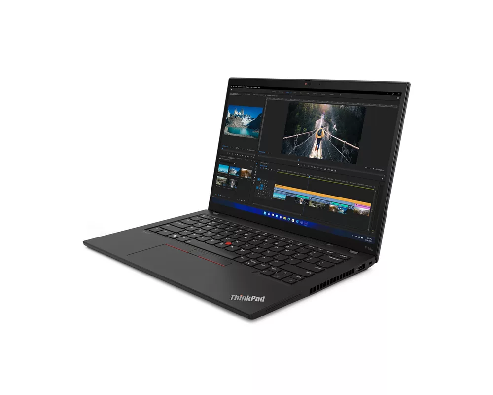 Лаптоп LENOVO ThinkPad P14s G4 Intel Core i5-1340P 14inch WUXGA AG 16GB LP5X 512GB SSD M.2 RTXA500 4GB Wi-Fi 6E + BT FPR W11P 3Y Premier 3