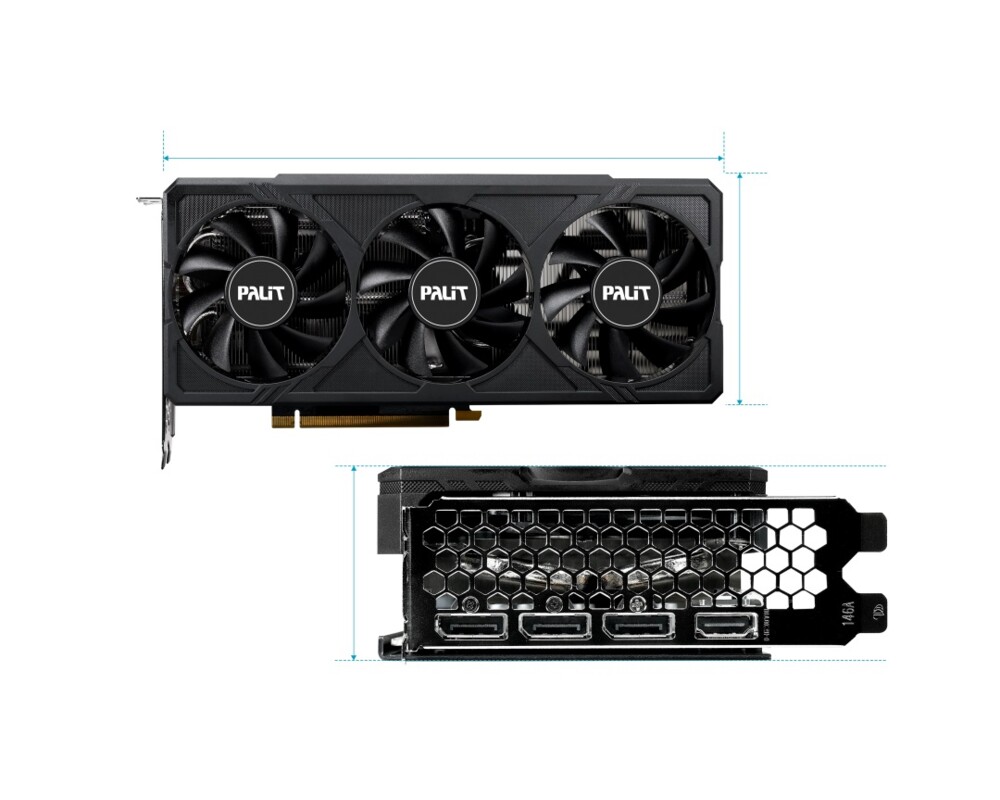 Видеокарта Palit GeForce RTX 4060 Ti JetStream 16GB GDDR6 6