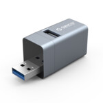 <span>USB хъб</span> Мини USB 3.0 хъб 3 в 1 Orico MINI-U32L-GY <span class='catalog-num-in-name'>MINI-U32L-GY</span> - 