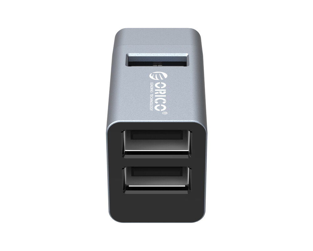 USB хъб Мини USB 3.0 хъб 3 в 1 Orico MINI-U32L-GY 2