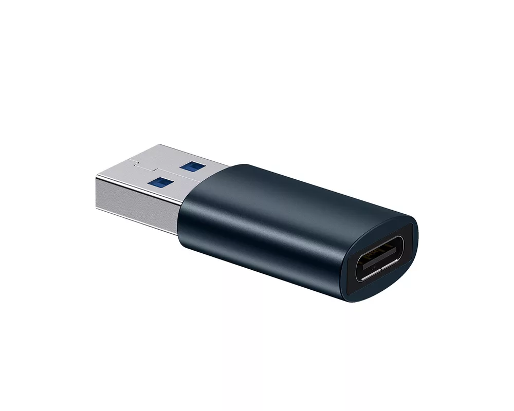 Адаптери Baseus Ingenuity USB-C (F) към USB A (M) тъмносин 3