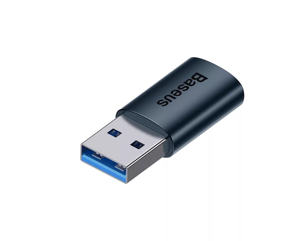 Адаптери Baseus Ingenuity USB-C (F) към USB A (M) тъмносин 4