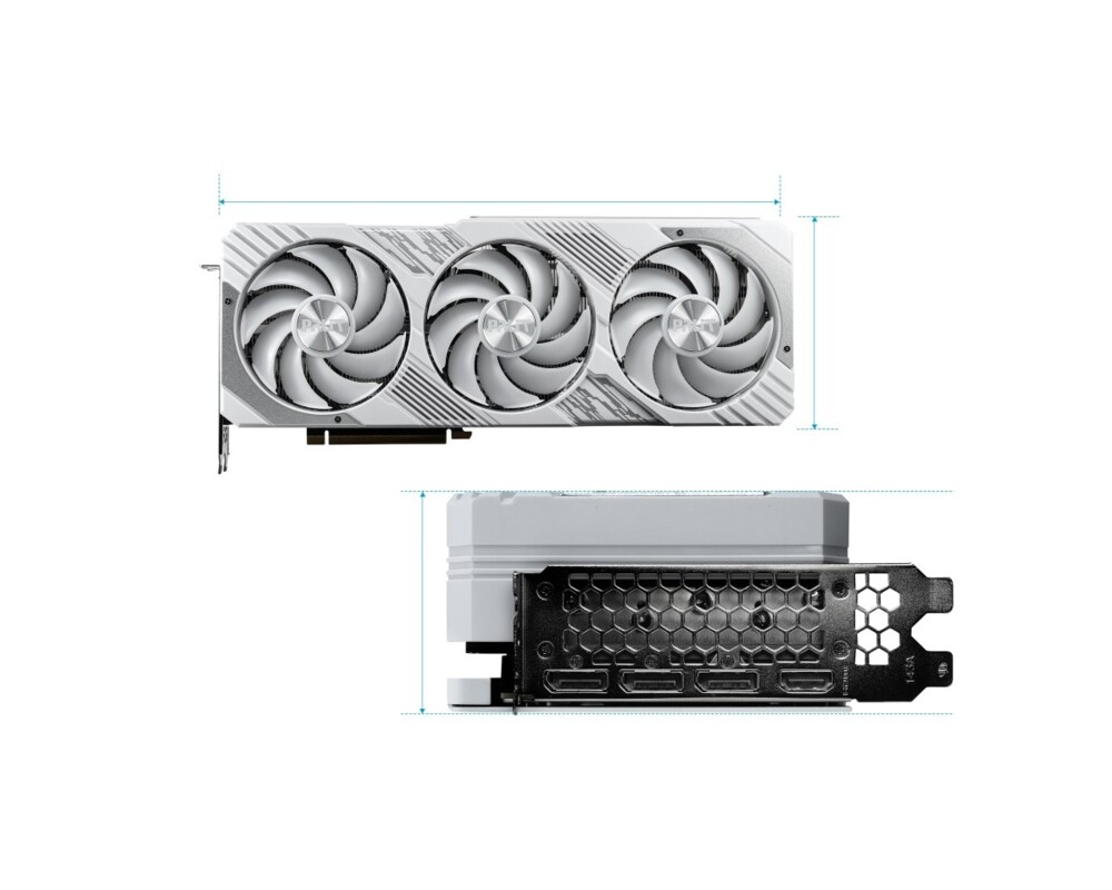 Видеокарта Palit GeForce RTX 4070 Ti GamingPro White OC 12GB GDDR6X 9