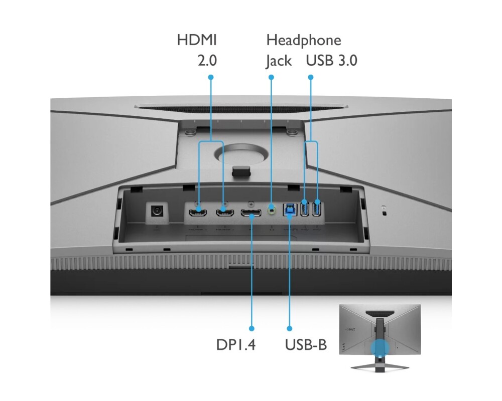 Монитор 27" BenQ MOBIUZ EX2710Q QHD IPS 165Hz 9