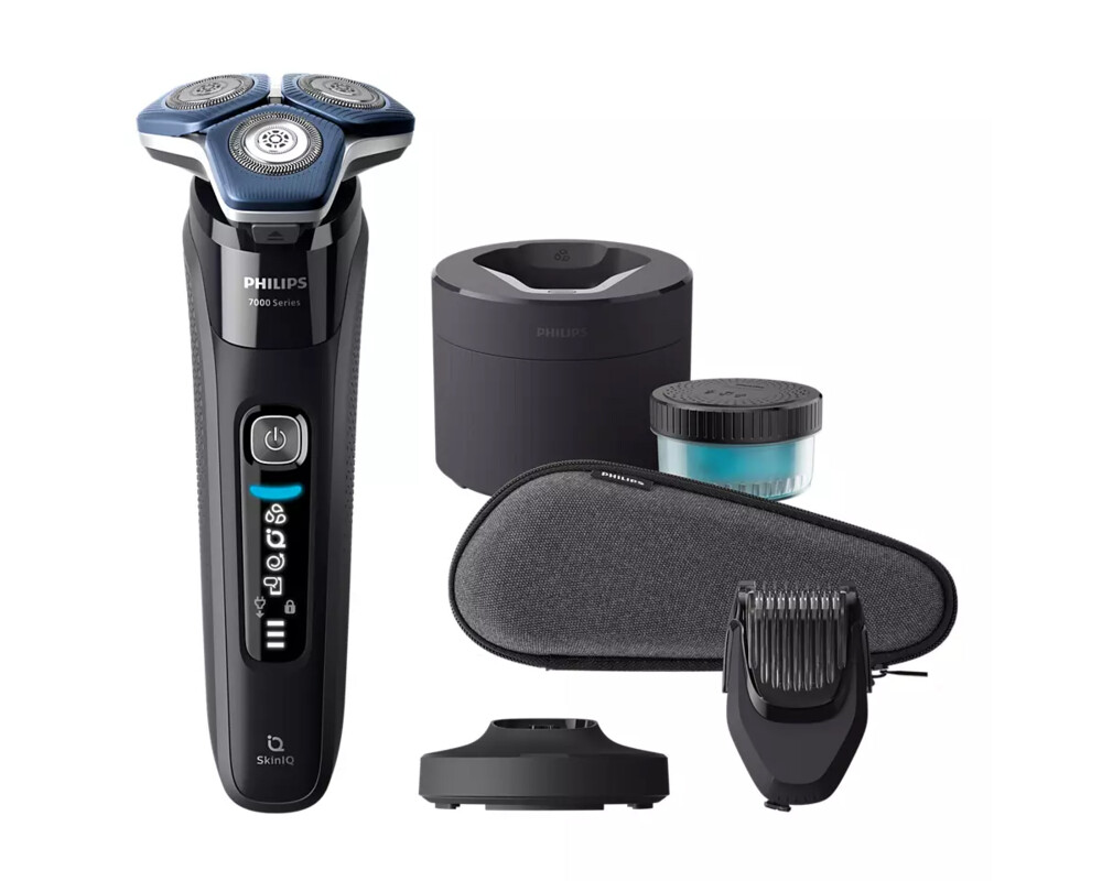 Самобръсначка PHILIPS Shaver series 7000 wet&dry SteelPrecision blades SkinIQ Самобръсначка PHILIPS Shaver series 7000 wet&dry SteelPrecision blades SkinIQ
