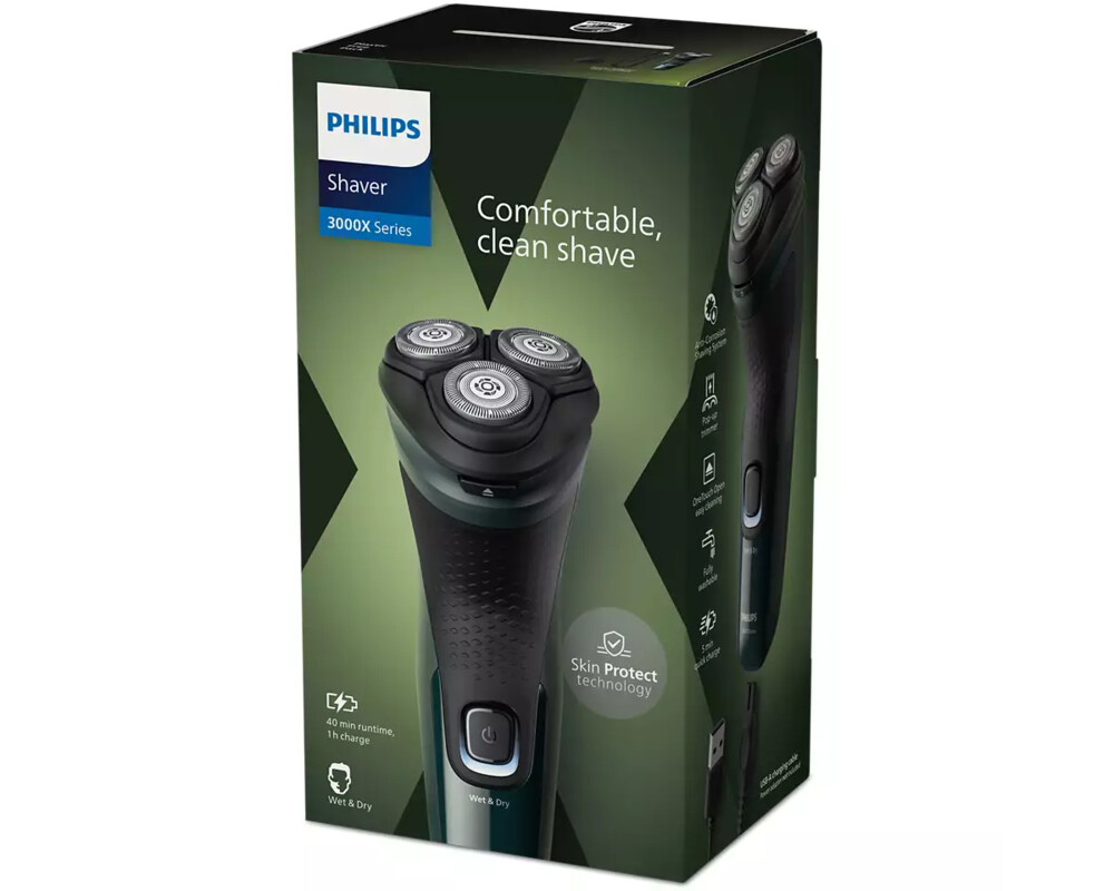 Самобръсначка PHILIPS Shaver Series 3000X SkinProtect wet&dry 4 Самобръсначка PHILIPS Shaver Series 3000X SkinProtect wet&dry 4