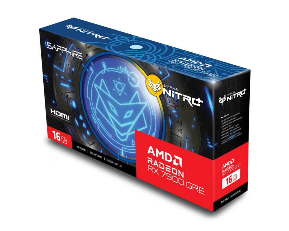 Видеокарта SAPPHIRE NITRO+ AMD RADEON RX 7900 GRE G... 6