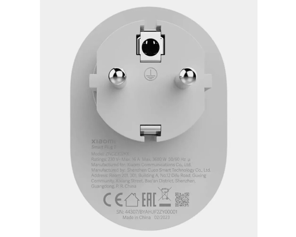Smart Home Xiaomi Smart Plug 2, White 2 Smart Home Xiaomi Smart Plug 2, White 2