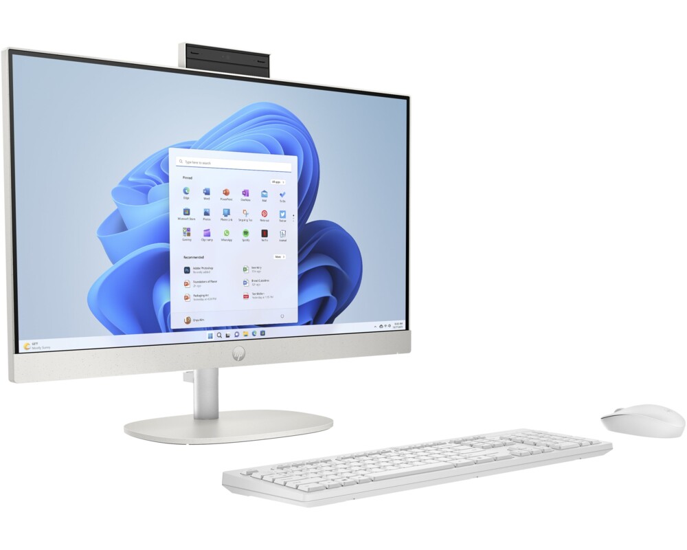 Компютър All in One HP All-in-One Desktop Intel Core i5-1335U 23.8inch FHD IPS Touch 16GB RAM 512GB SSD FREE DOS Shell White 2