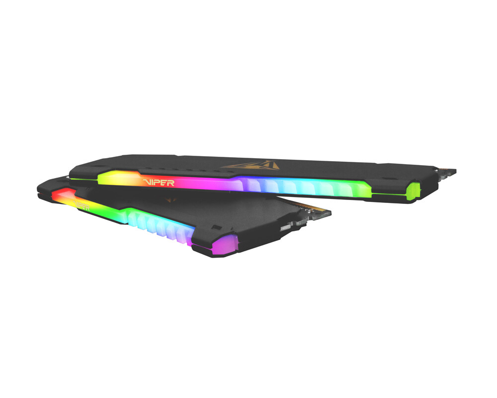 Памет Patriot Viper Steel RGB DDR4 32GB (2x16GB) 3600MHz 3
