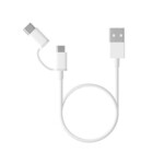 <span>Кабел</span> Xiaomi Mi 2-in-1 USB Cable (Micro USB to Type C) 30cm <span class='catalog-num-in-name'>SJV4083TY</span> - 