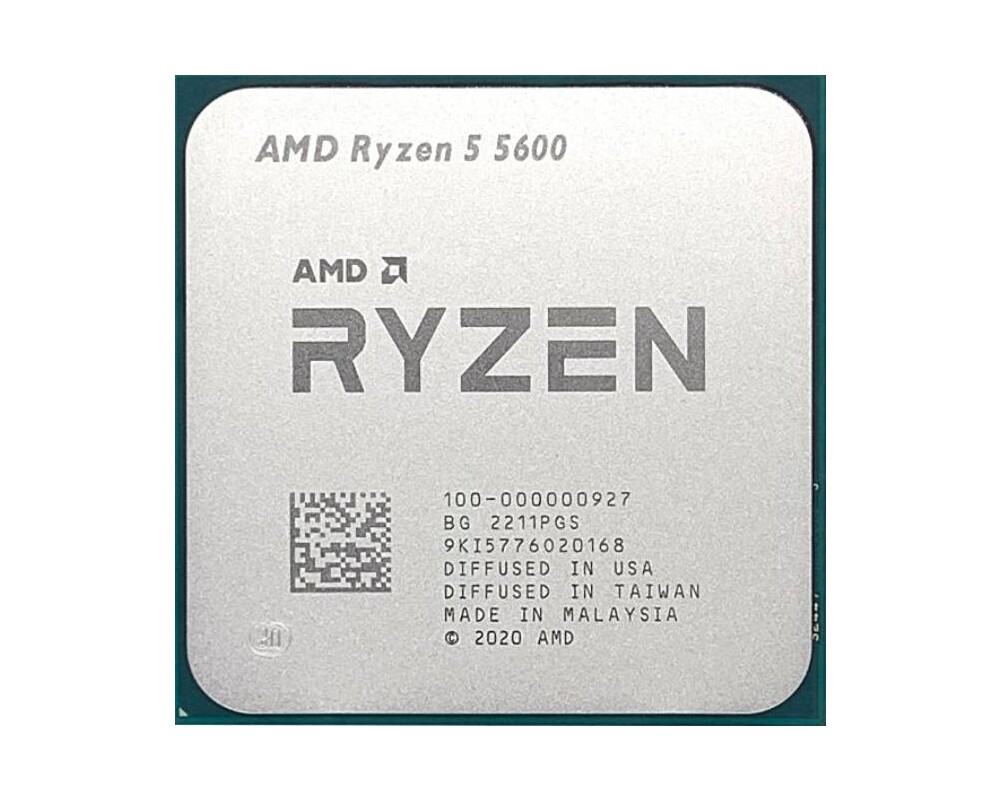 Процесор AMD Ryzen 5 5600 (6-ядрен) TRAY Процесор AMD Ryzen 5 5600 (6-ядрен) TRAY