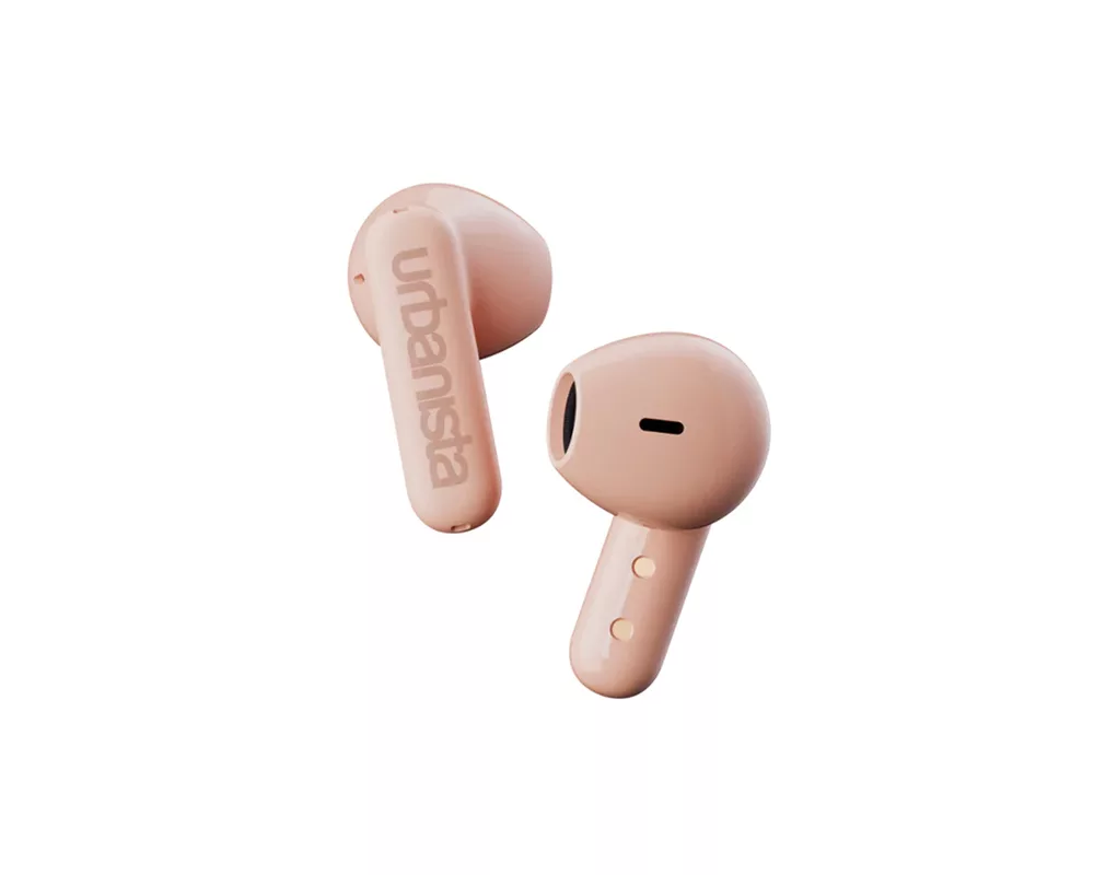 Слушалки URBANISTA COPENHAGEN Bluetooth earphones black 32 hours total playtime Noise-reducing microphone Touch controls IPX4 dusty pink 2