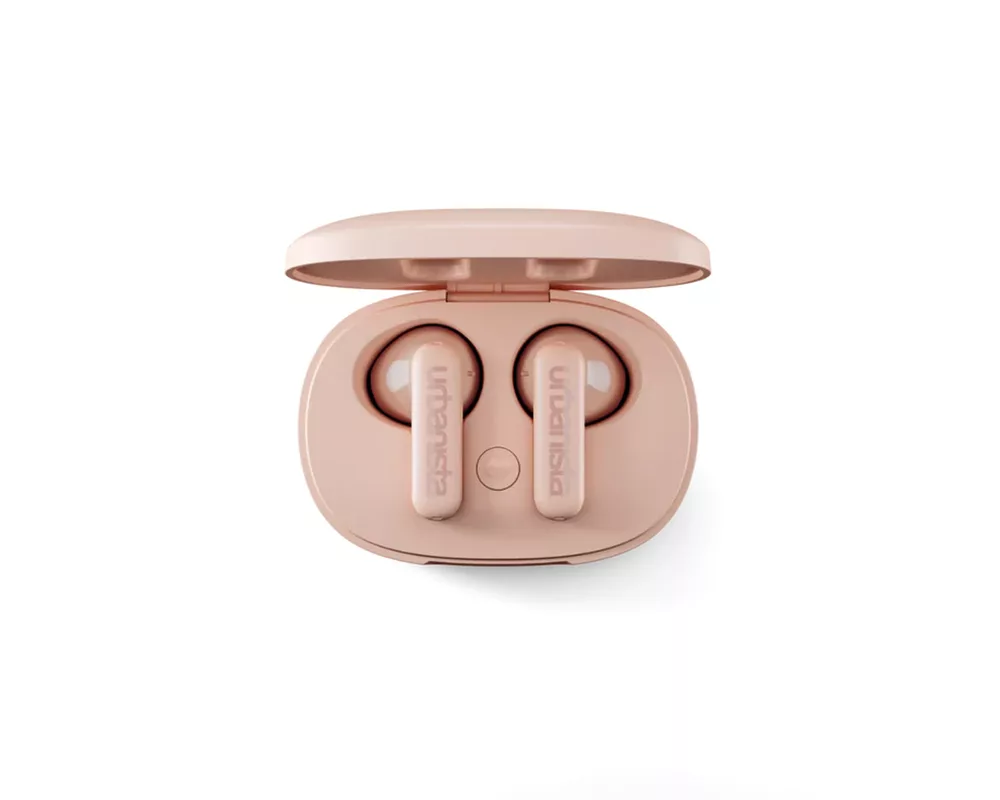 Слушалки URBANISTA COPENHAGEN Bluetooth earphones black 32 hours total playtime Noise-reducing microphone Touch controls IPX4 dusty pink 3