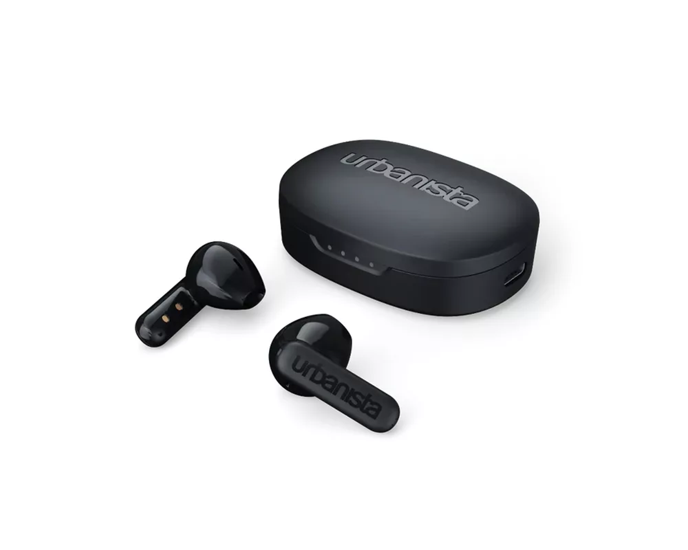 Слушалки URBANISTA COPENHAGEN Bluetooth earphones black 32 hours total playtime Noise-reducing microphone Touch controls IPX4 white 4