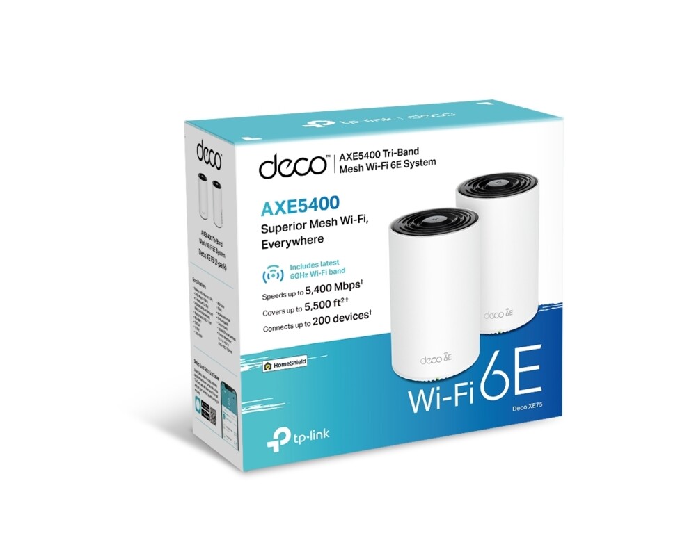 Рутер TP-Link Deco XE75 (2-pack) AXE5400 7