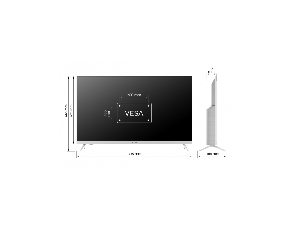 Телевизор 32" KIVI HD Smart TV 7