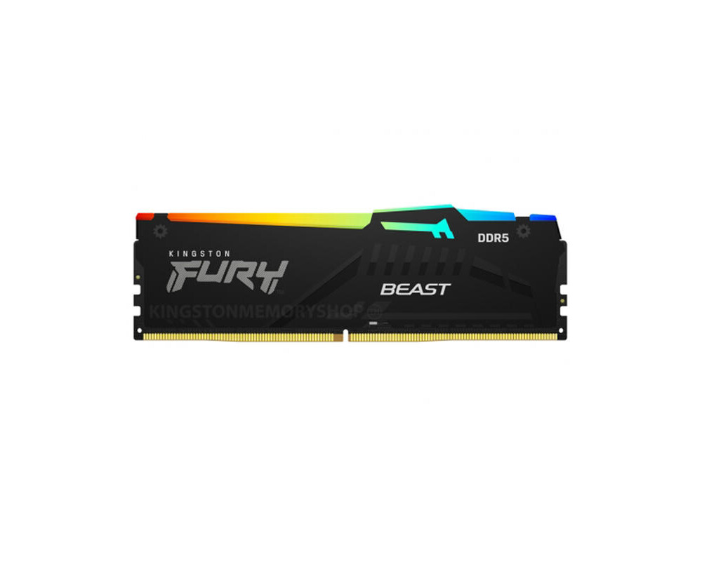 Памет Kingston FURY Beast RGB Black 32GB (2x16GB) DDR5 6000MHz CL36 KF560C36BBE2AK2-32 4 Памет Kingston FURY Beast RGB Black 32GB (2x16GB) DDR5 6000MHz CL36 KF560C36BBE2AK2-32 4